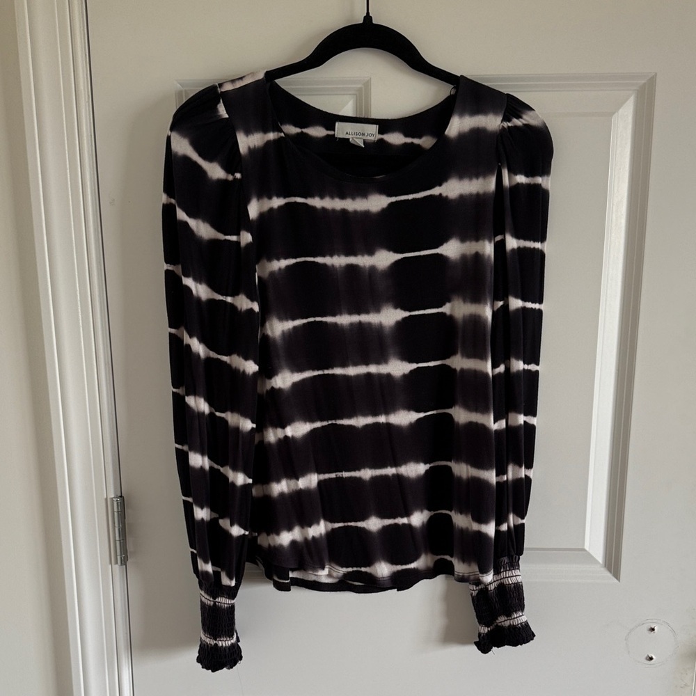 Evereve Allison Joy Tie Dye Striped Top Size XS